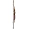 Ekena Millwork Bordeaux Deluxe Ceiling Medallion (Canopies up to 4"), 23 5/8"OD x 3"ID x 2"P, Root Beer Crackle CM23BORBC - alternate 2